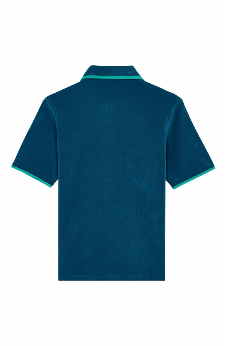 Vilebrequin Women's VBQ Line Terry Polo, Alternate, color, Bleu Marine