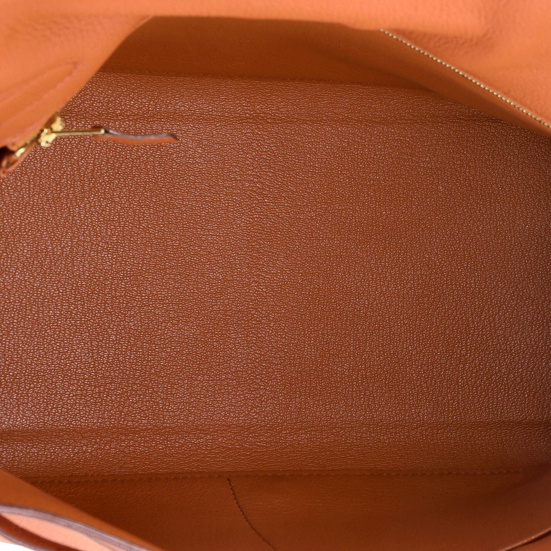 Pre-Owned Hermes Kelly Handbag Orange Togo with Gold Hardware 32, Alternate, color, 