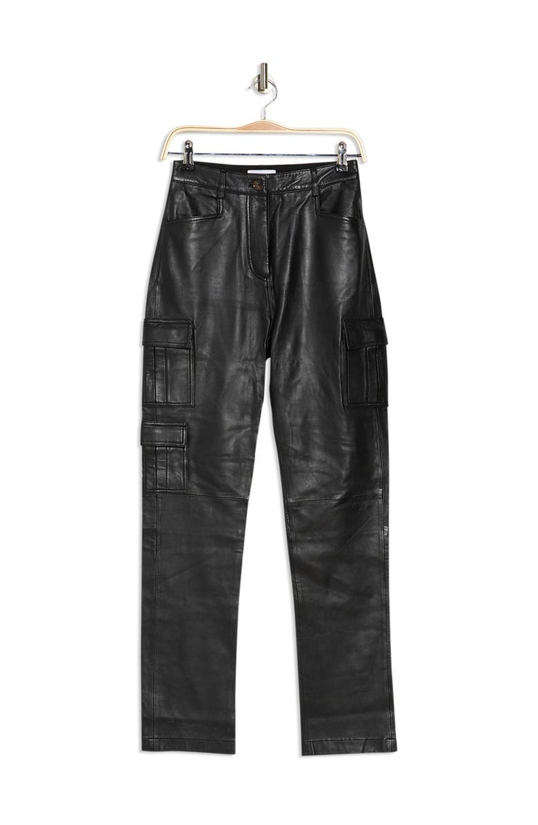 BLDWN Cobalt Leather Pants, Alternate, color,