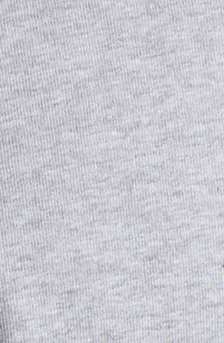 JW Anderson Embroidered Anchor Logo Cotton T-Shirt, Alternate, color, Mid Grey Melange