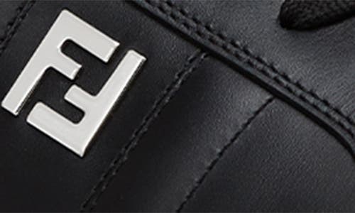 Shop Fendi Domino Sneaker In F0qa1 Nero