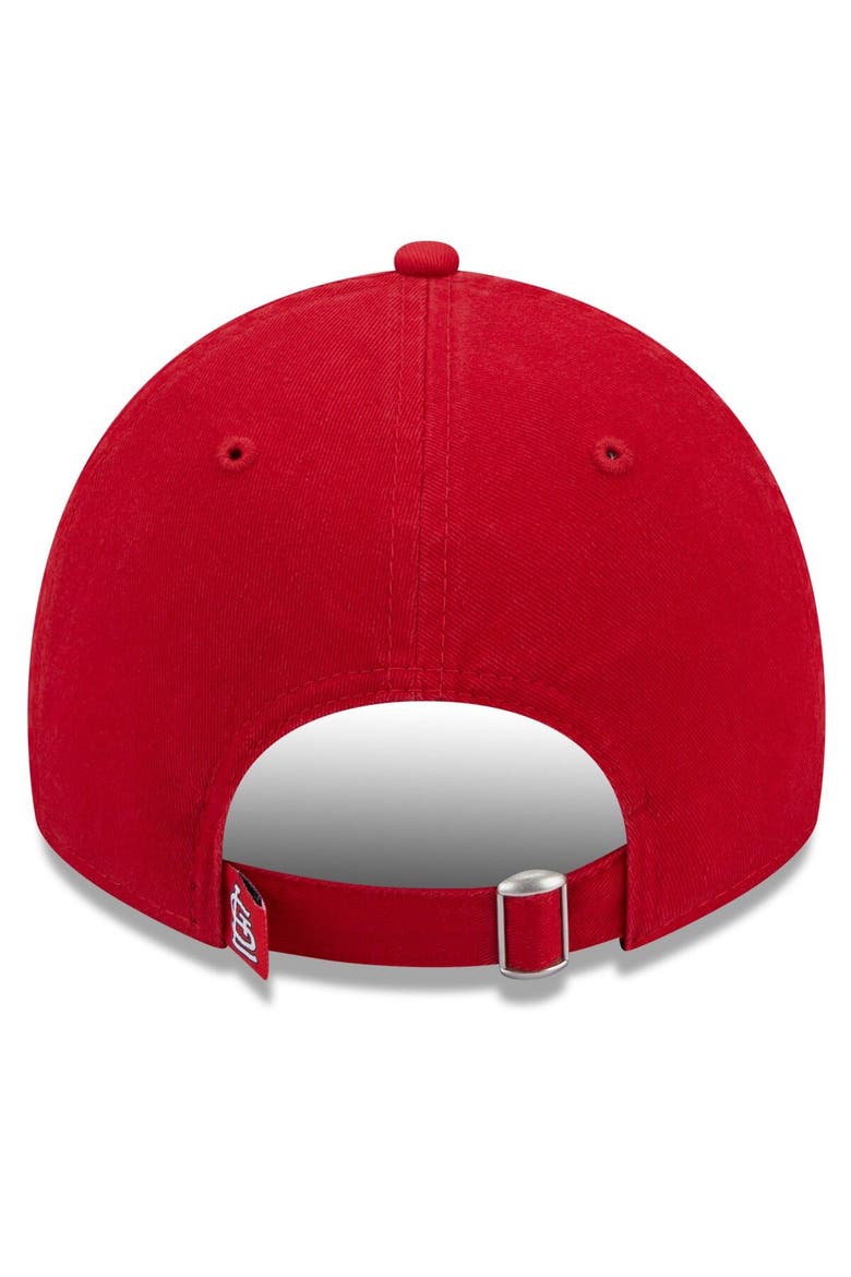 Women's New Era Red St. Louis Cardinals Leaves 9TWENTY Adjustable Hat, Alternate, color, Red