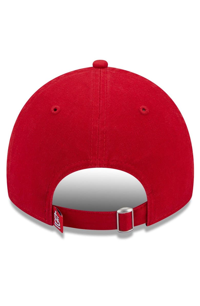 New Era Women's New Era Red St. Louis Cardinals Leaves 9TWENTY Adjustable Hat, Alternate, color, Red