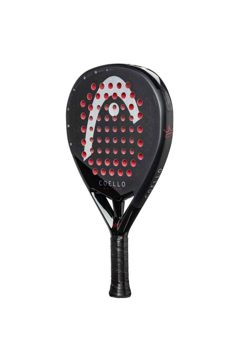 Coello Motion Padel Racquet, Alternate, color, Black/Red
