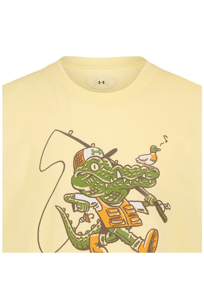 Kids' Graphic Print T-Shirt, Alternate, color, PALE LEMON