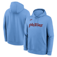 Nike Men's Nike Light Blue Philadelphia Phillies Cooperstown Collection Wordmark Club Hoodie