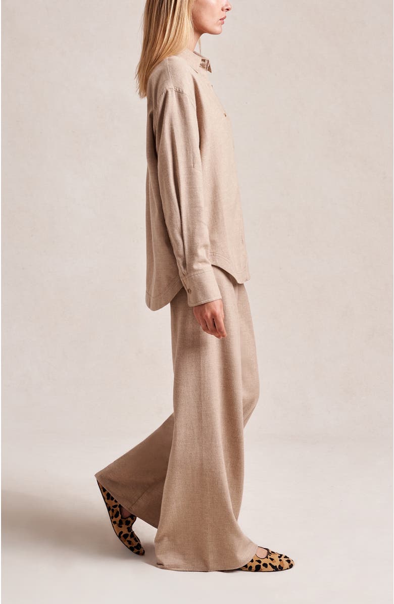 La Ligne Ewan Shirt, Alternate, color, Camel