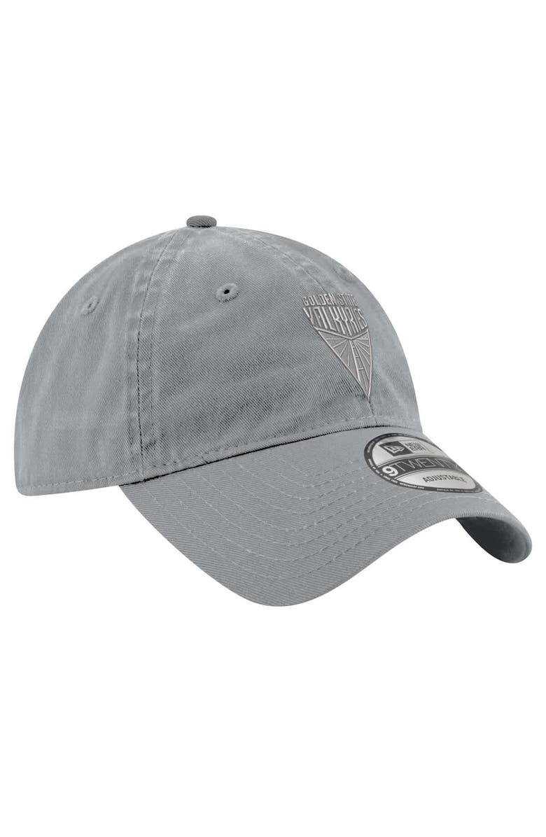 New Era Unisex New Era Gray Golden State Valkyries Core Tonal 9TWENTY Adjustable Hat, Alternate, color, 