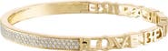 EDEN PRESLEY Love & Happiness Pavé Diamond Bangle