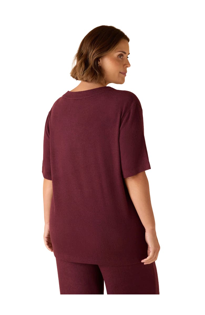 Live Unlimited V-Neck Supersoft T-Shirt, Alternate, color, Burgundy