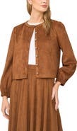 Halogen® Faux Suede Jacket