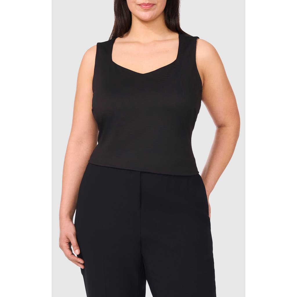 Halogenr Halogen(r) Sleeveless Sweetheart Neck Knit Shell