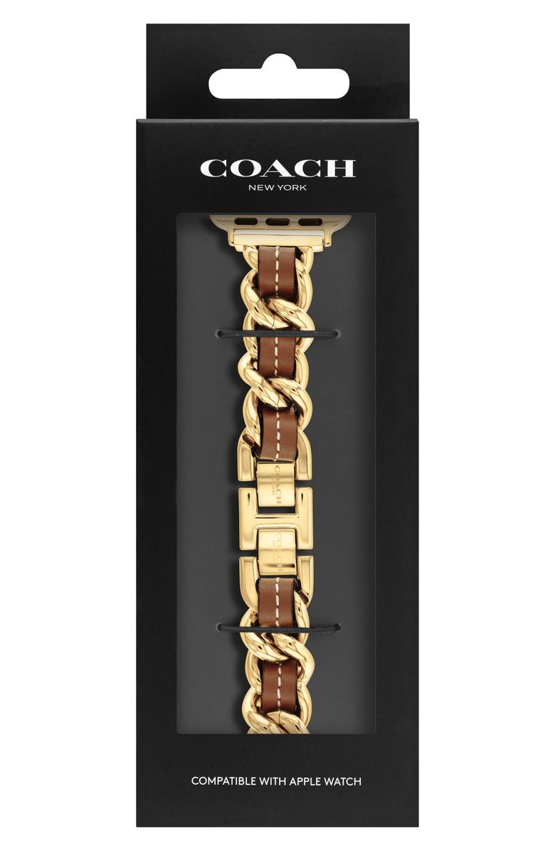 COACH Bracelet Apple Watch<sup>®</sup> Watchband, Main, color,