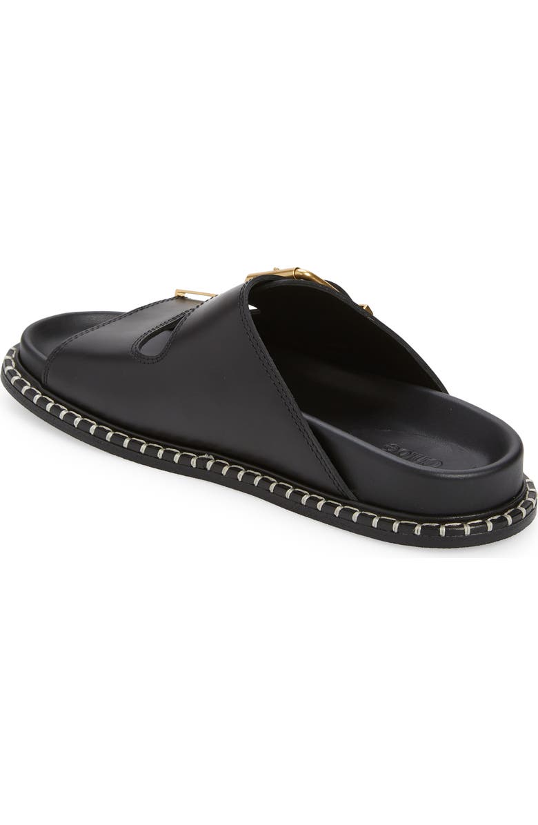 Chloé Rebecca Slide Sandal, Alternate, color, Black