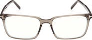 TOM FORD 55mm Rectangular Blue Light Blocking Glasses