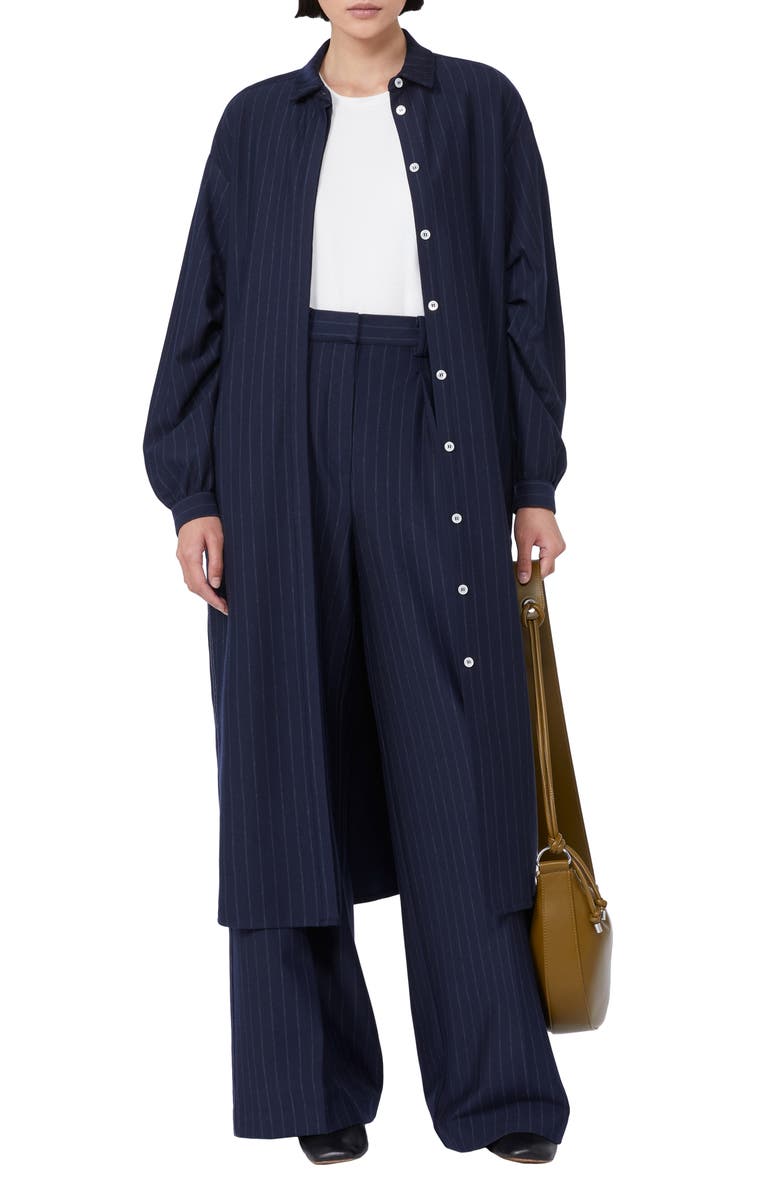 MM by Max Mara Mulino Stretch Cotton Top, Alternate, color, White