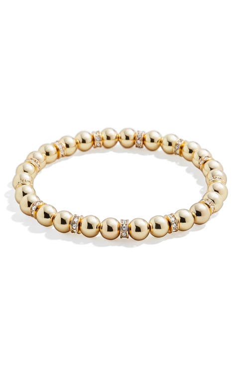 Pisa Pavé Beaded Stretch Bracelet