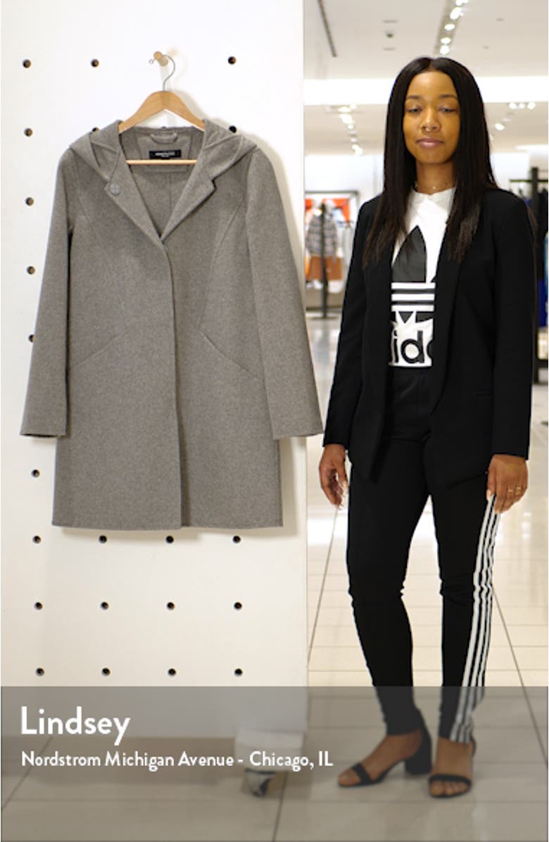 Wool Blend Hooded Duffle Coat, sales video thumbnail