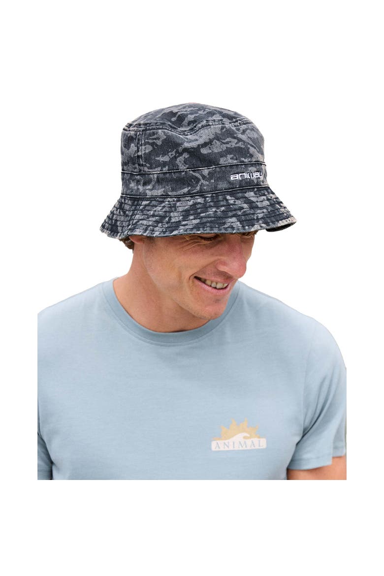 Miles Camo Bucket Hat, Alternate, color, Black
