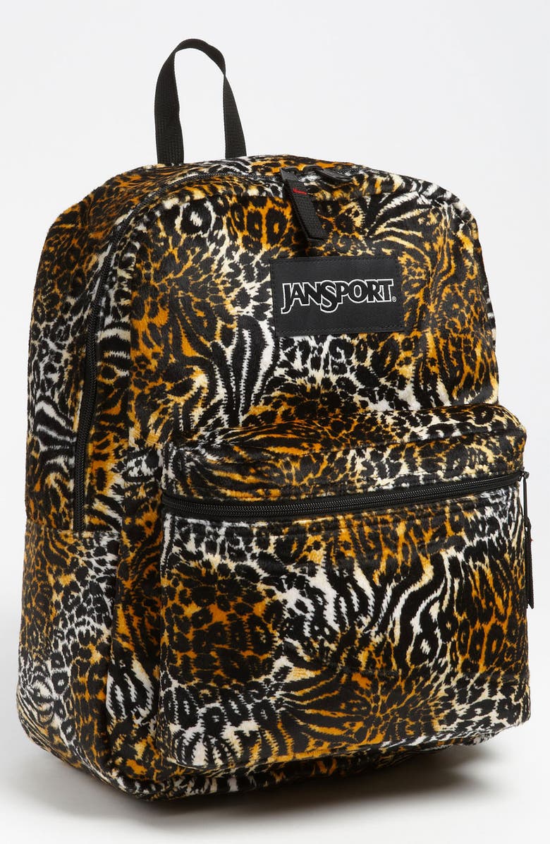 Jansport Animal Print Reversible Backpack, Main, color,
