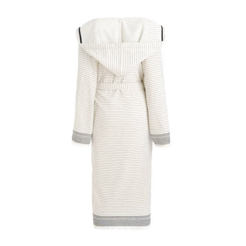 Olive And Linen Olive & Linen Bliss Turkish Towel Robe In White