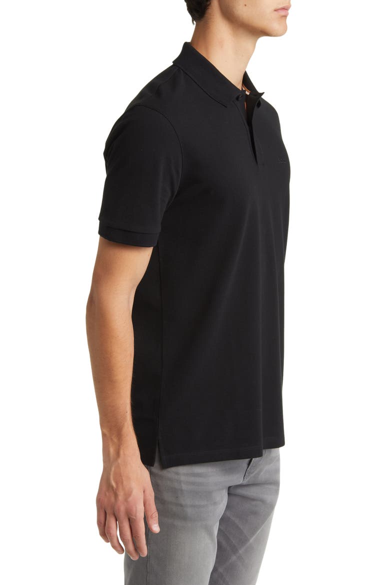 Pallas Cotton Polo, Alternate, color, BLACK