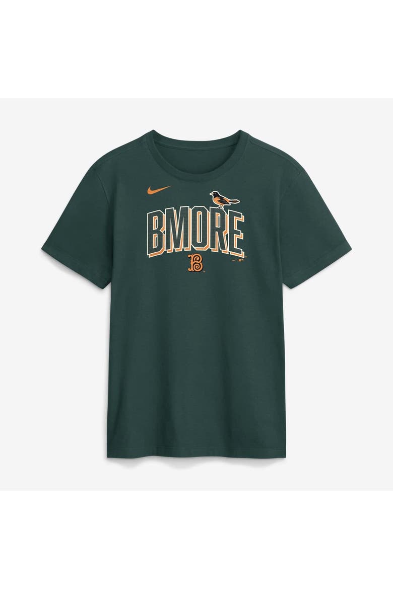 Men's Nike Green Baltimore Orioles 2026 City Connect Wordmark T-Shirt, Main, color, Green