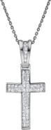 LuvMyJewelry Seraphyne 1 Ct Cross 14K Gold Diamond Pendant