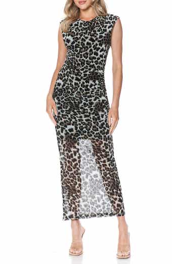 Printed Sleeveless Maxi Dress