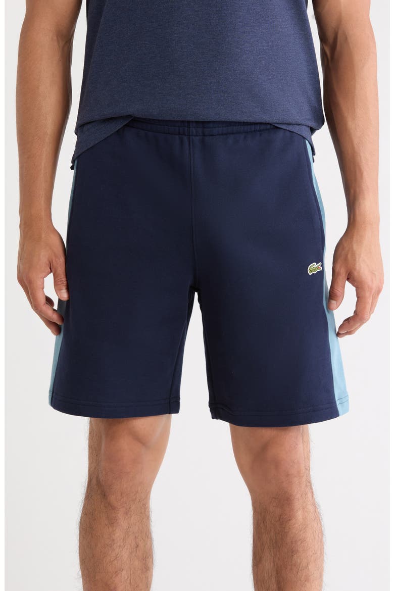 Cotton Pull-On Shorts, Main, color, NAVY BLUE/ LIMESTONE/ RILL