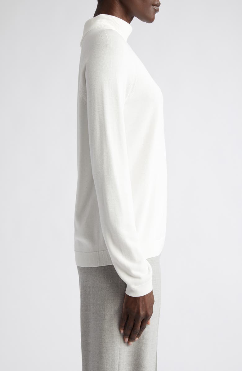 Lafayette 148 New York Raglan Sleeve Turtleneck Sweater, Alternate, color, 
