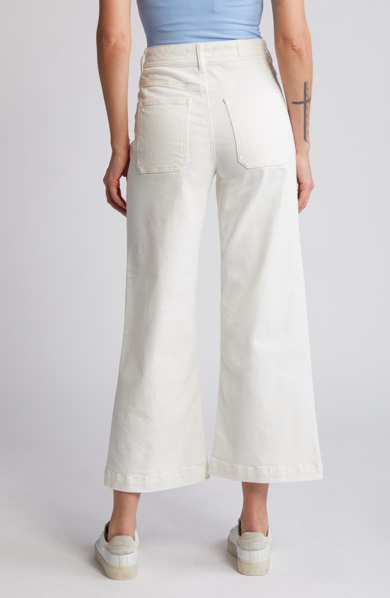 Mavi Jeans Paloma Marine Patch Pocket High Waist Wide Leg Jeans, Alternate, color, 