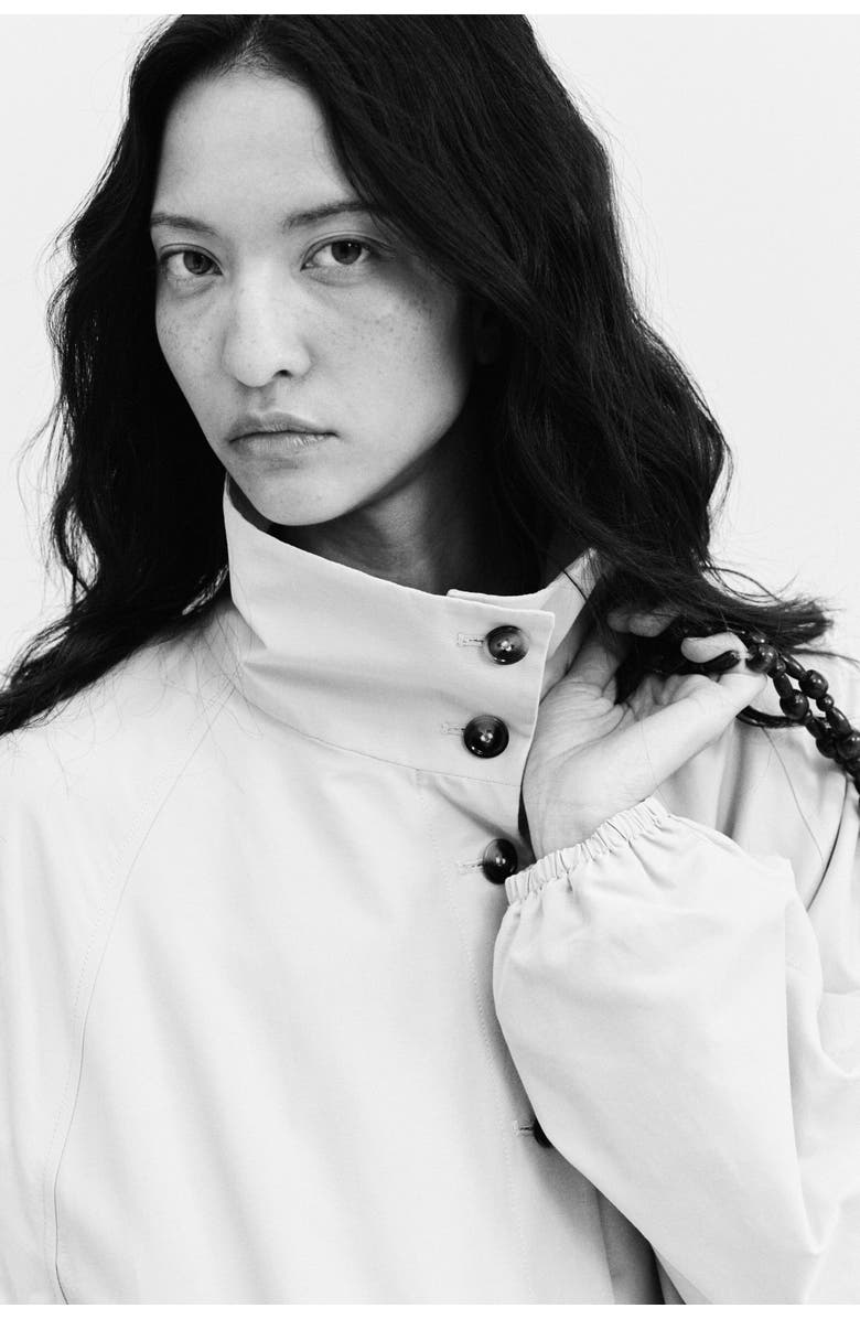 H&M Oversized bubble-hem jacket, Alternate, color, 