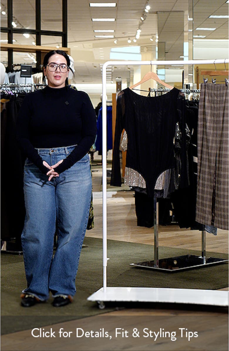 Lukea Long Sleeve Mesh Bodysuit, sales video thumbnail