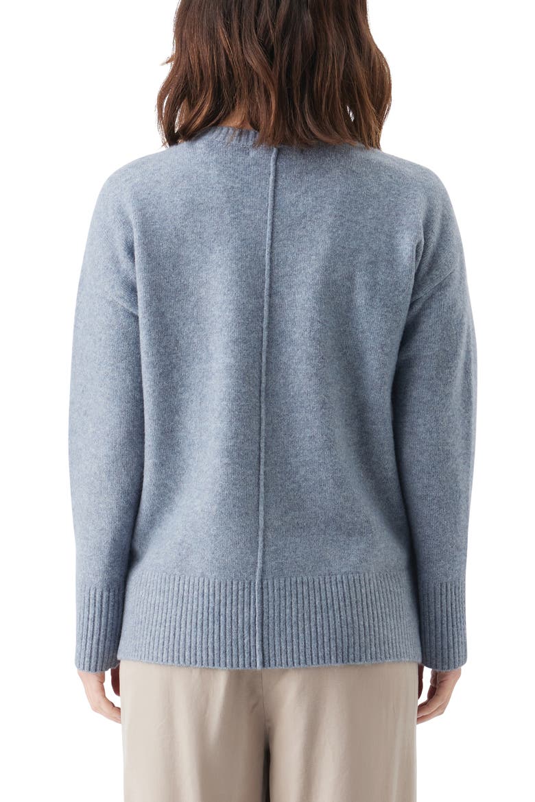 Eva Nursing Knit, Alternate, color, Blue Marle