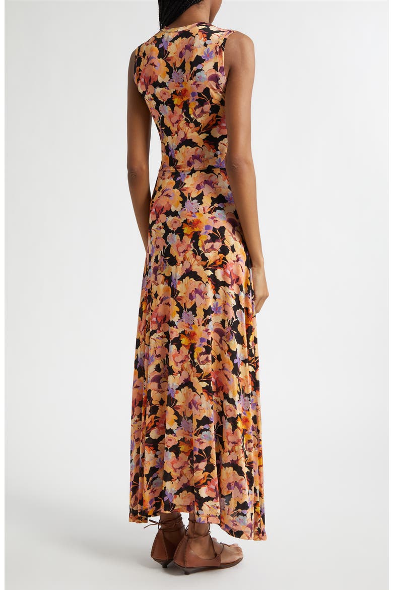 Lina Floral Maxi Dress, Alternate, color, NIGHT BLOOM