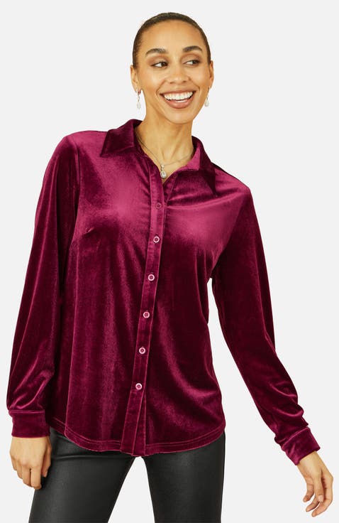 Velvet Relaxed Fit Shirt
