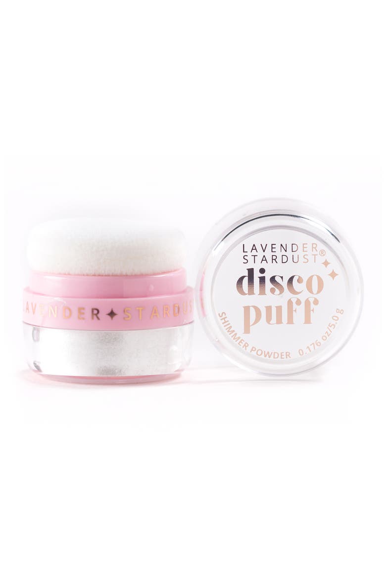 Angel Disco Shimmer Puff, Alternate, color, ANGEL