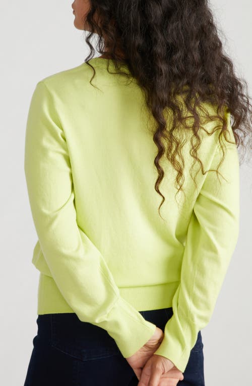 Universal Standard Crewneck Sweater In Yellow Pear