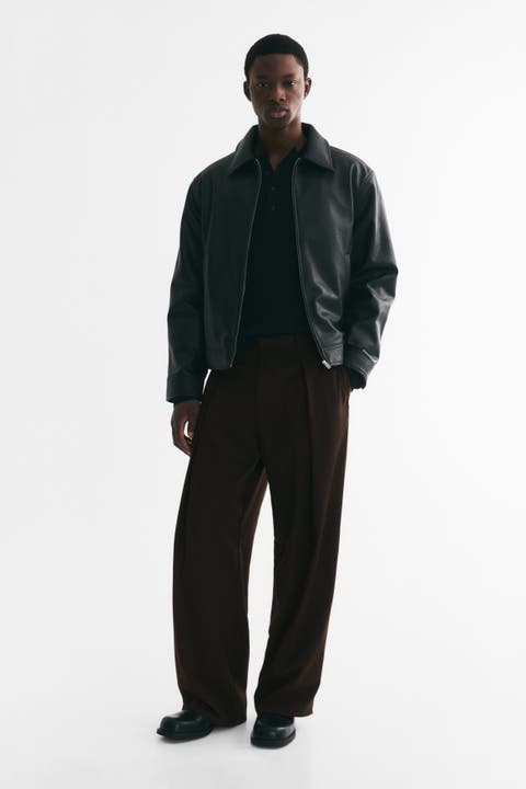 Loose-Fit Tailored Pants