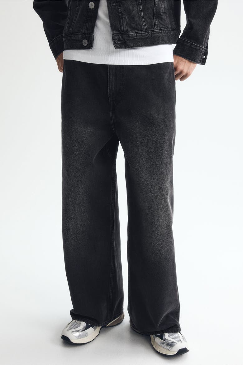 Baggy Jeans, Alternate, color, Denim black