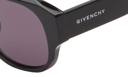 Givenchy Gv Day 54mm Geometric Sunglasses In Black