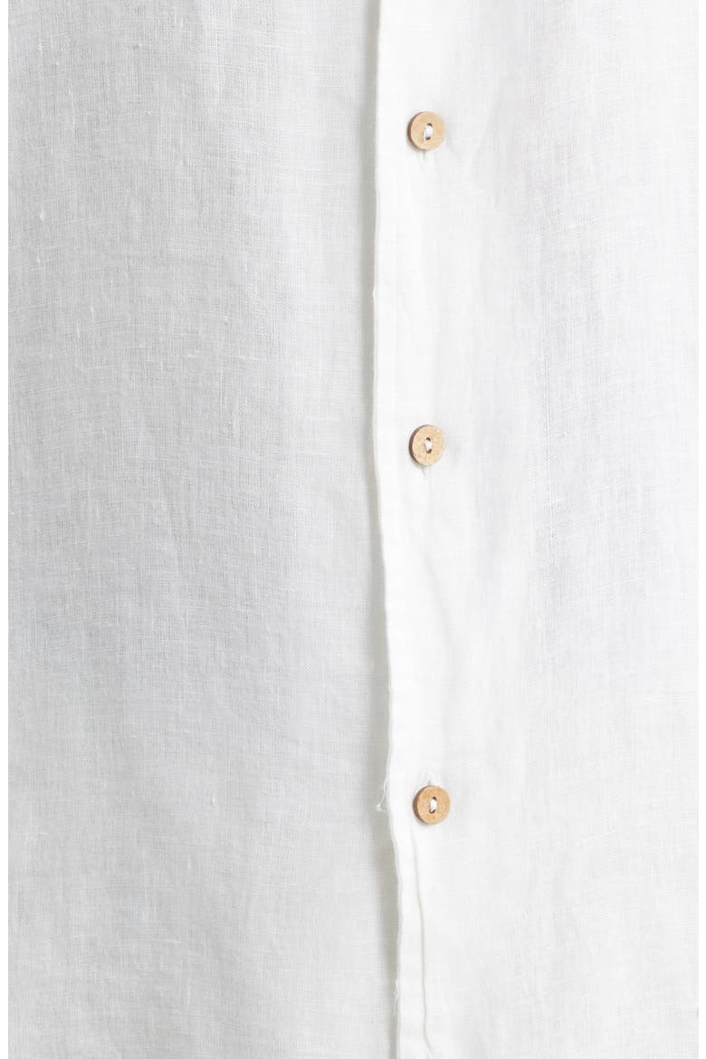 Solid Camp Shirt, Alternate, color, WHITE