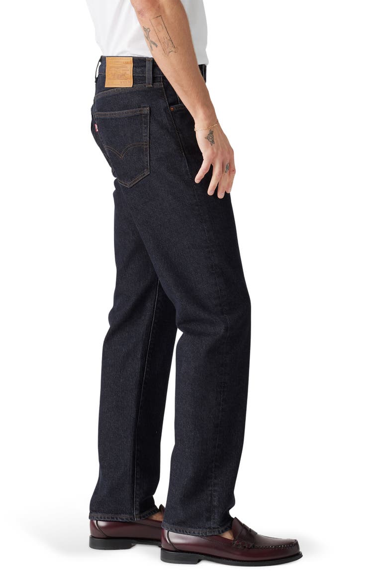 505™ Relaxed Straight Leg Jeans, Alternate, color, HERE FOR YOU RINSE