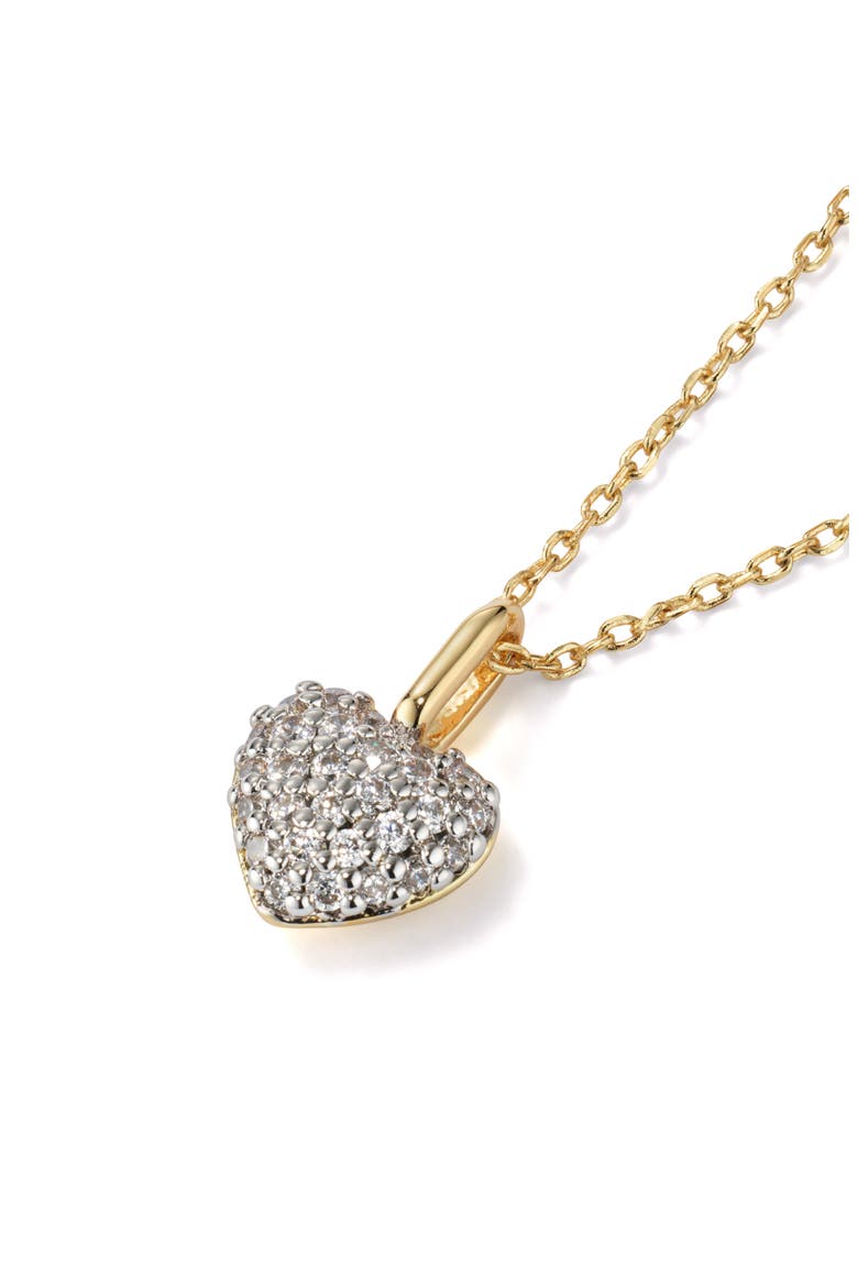 Gold Heart Necklace - Ellery, Alternate, color, Gold