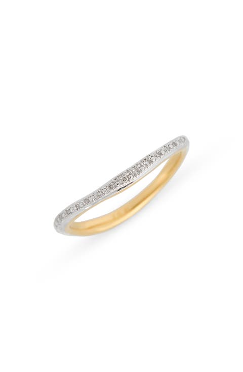 Riva Wave Pavé Diamond Eternity Ring