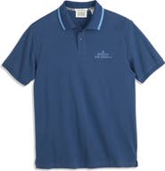 Scotch & Soda Embroidered Logo Piqué Polo