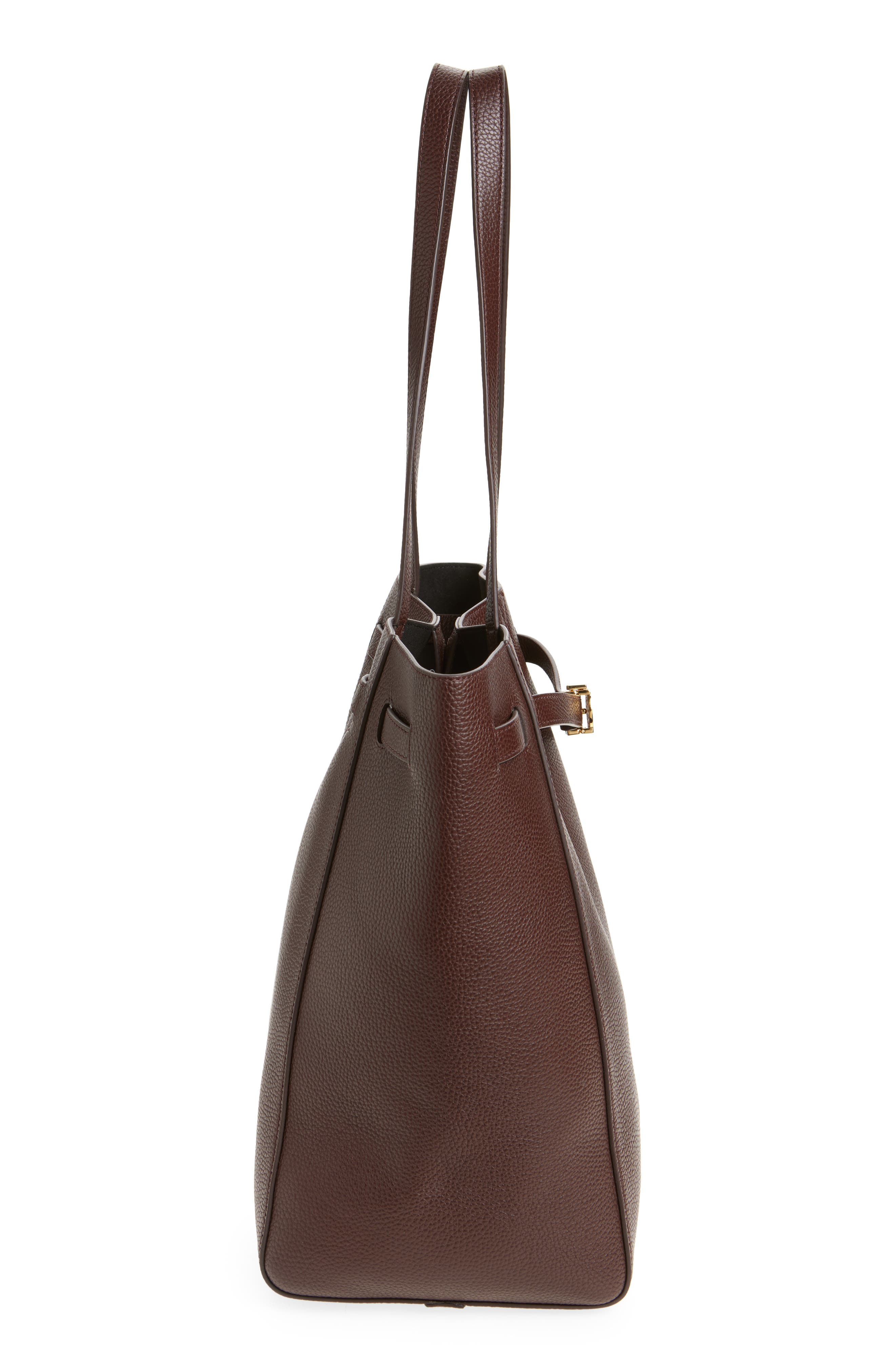 Veronica Beard Dash Leather Tote, Alternate, color, 