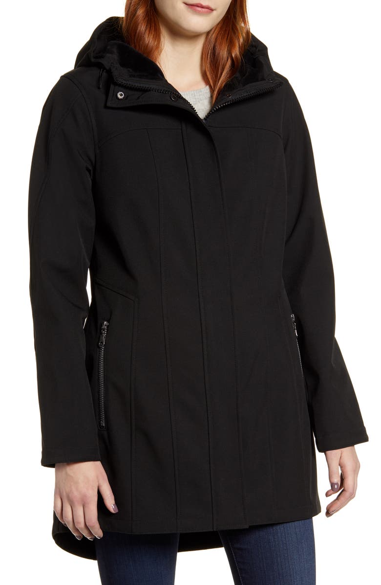 Kristen Blake Packable Softshell Hooded Jacket, Alternate, color,