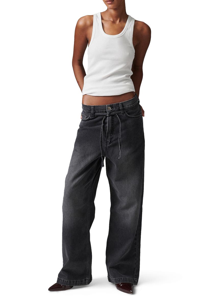 DAY Birger et Mikkelsen Elijah Denim Straight Leg Jeans, Alternate, color, Black